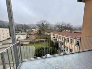 Blick vom Balkon