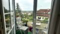 Blick zum Balkon
