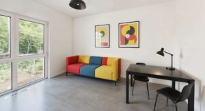 Kinderzimmer - Kinderzimmer, Bauhaus - (KI generiert)