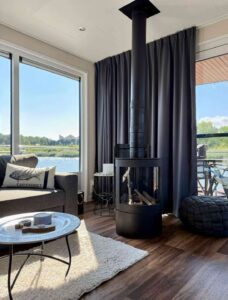 Kamin im Wohnzimmer