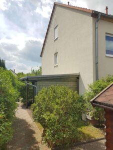 Seitenansicht mit Westterrasse