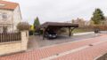 Doppelcarport mit integrierten Schuppen