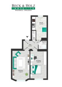 Grundriss Wohnung 4