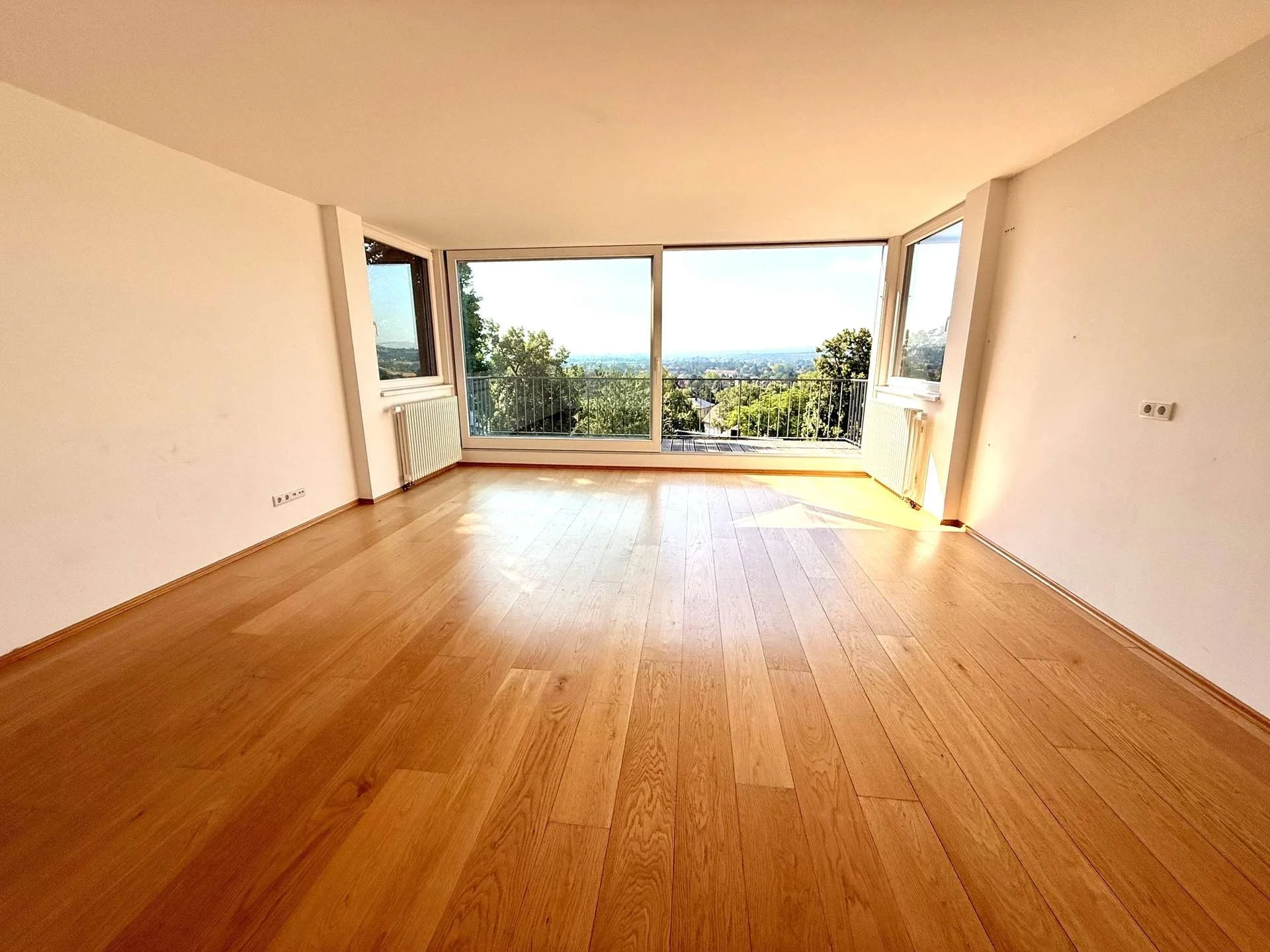 Schlafzimmer mit Panorama