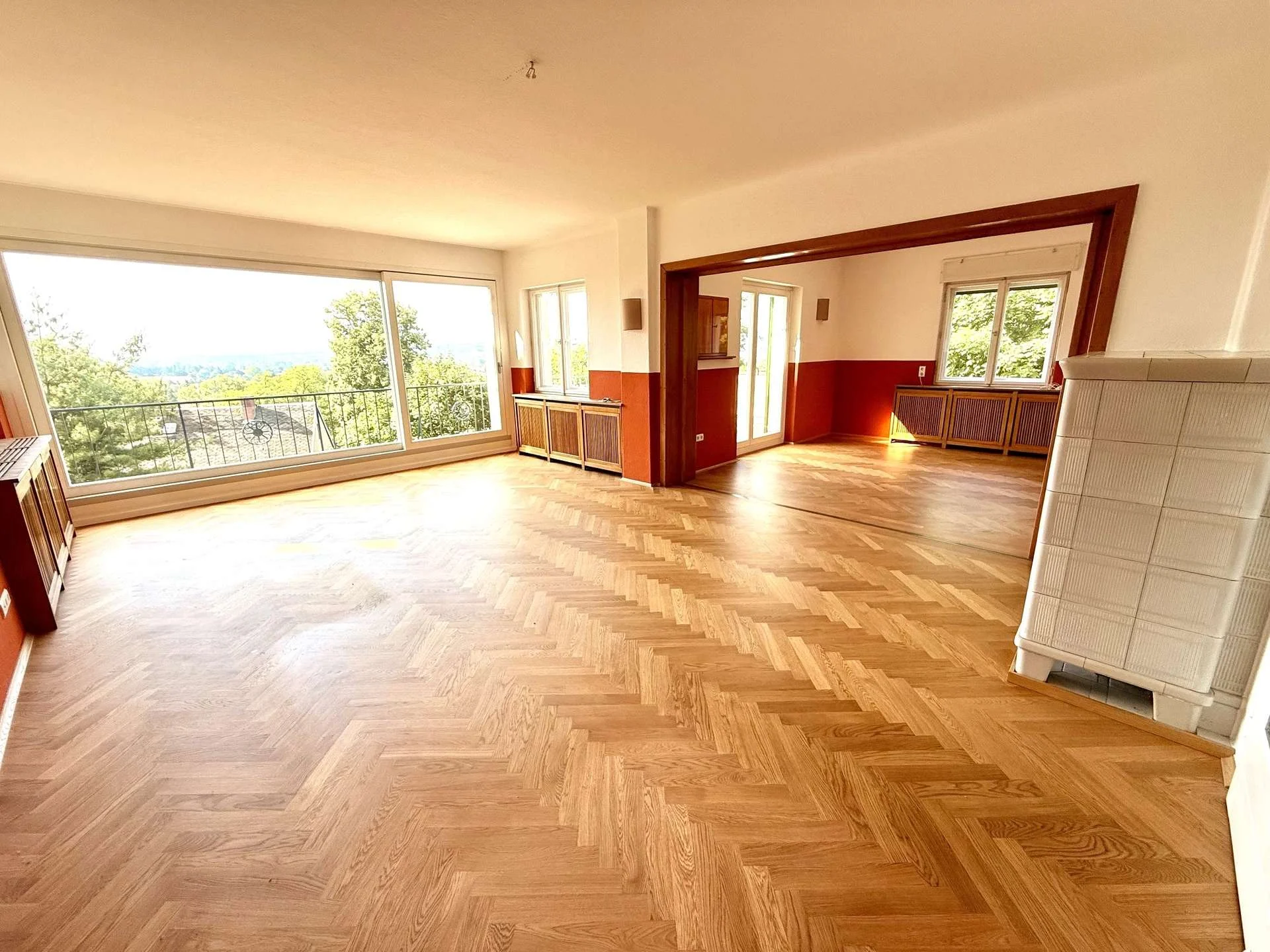 Wohnzimmer mit Panorama