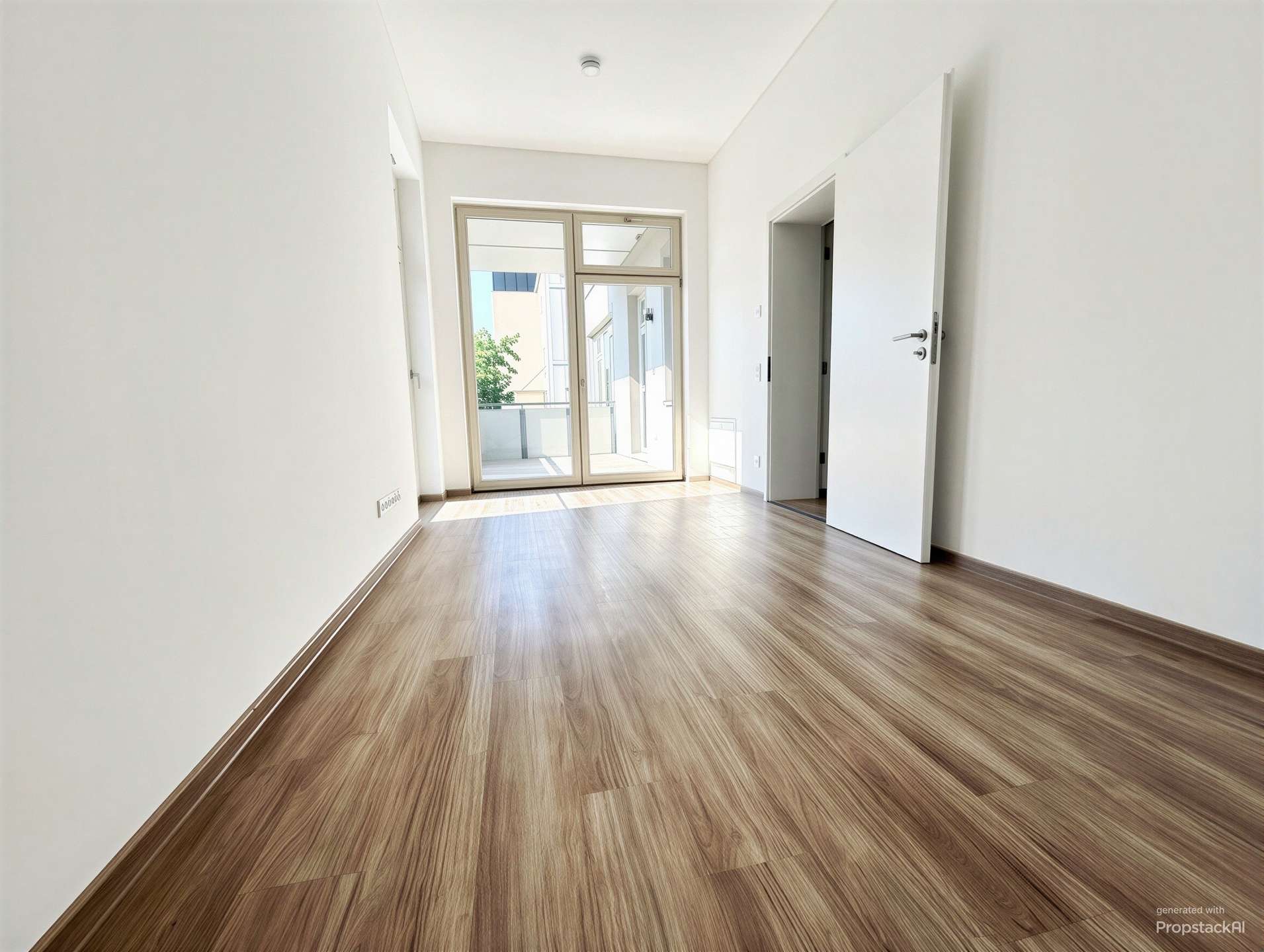 Schlafzimmer mit Balkon