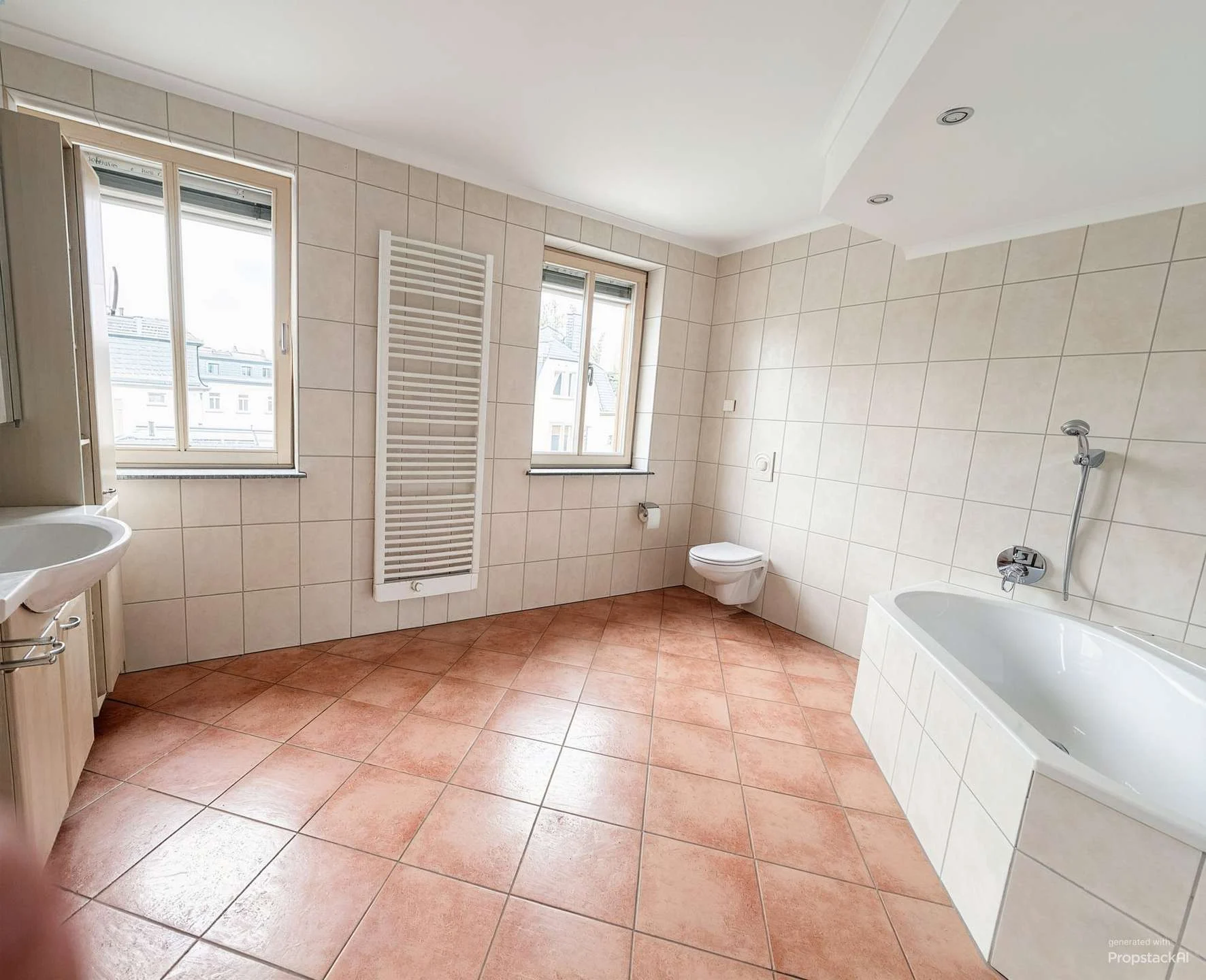 Bad 2 mit Badewanne