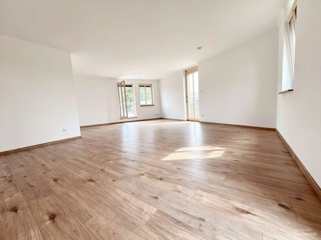 Wohnzimmer mit Blick zur Dachterrasse